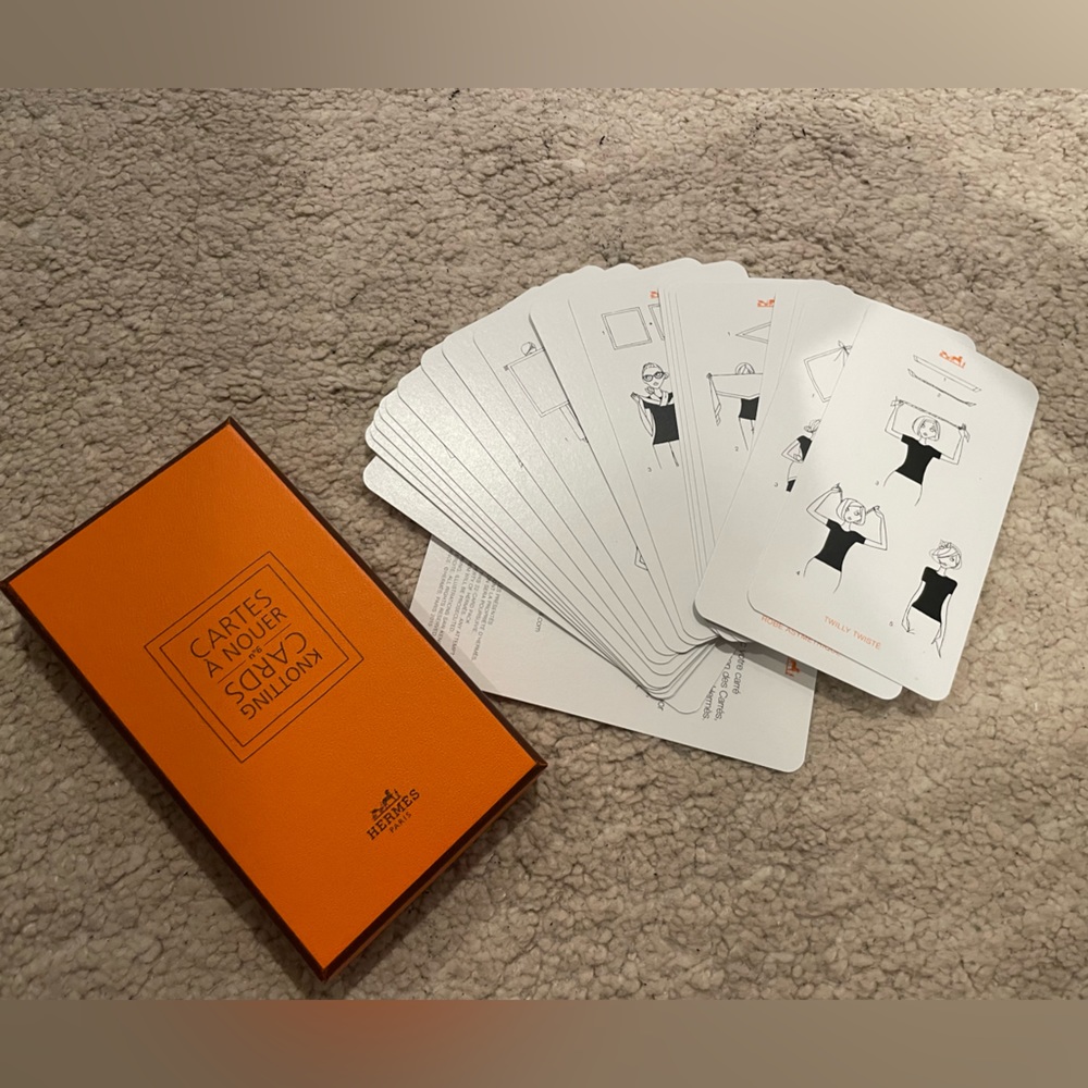 Hermes Knotting Cards w box